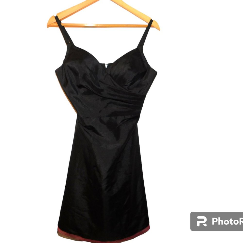 Da Vinci Black Cocktail Party Dress Size 12 Vintage Holiday